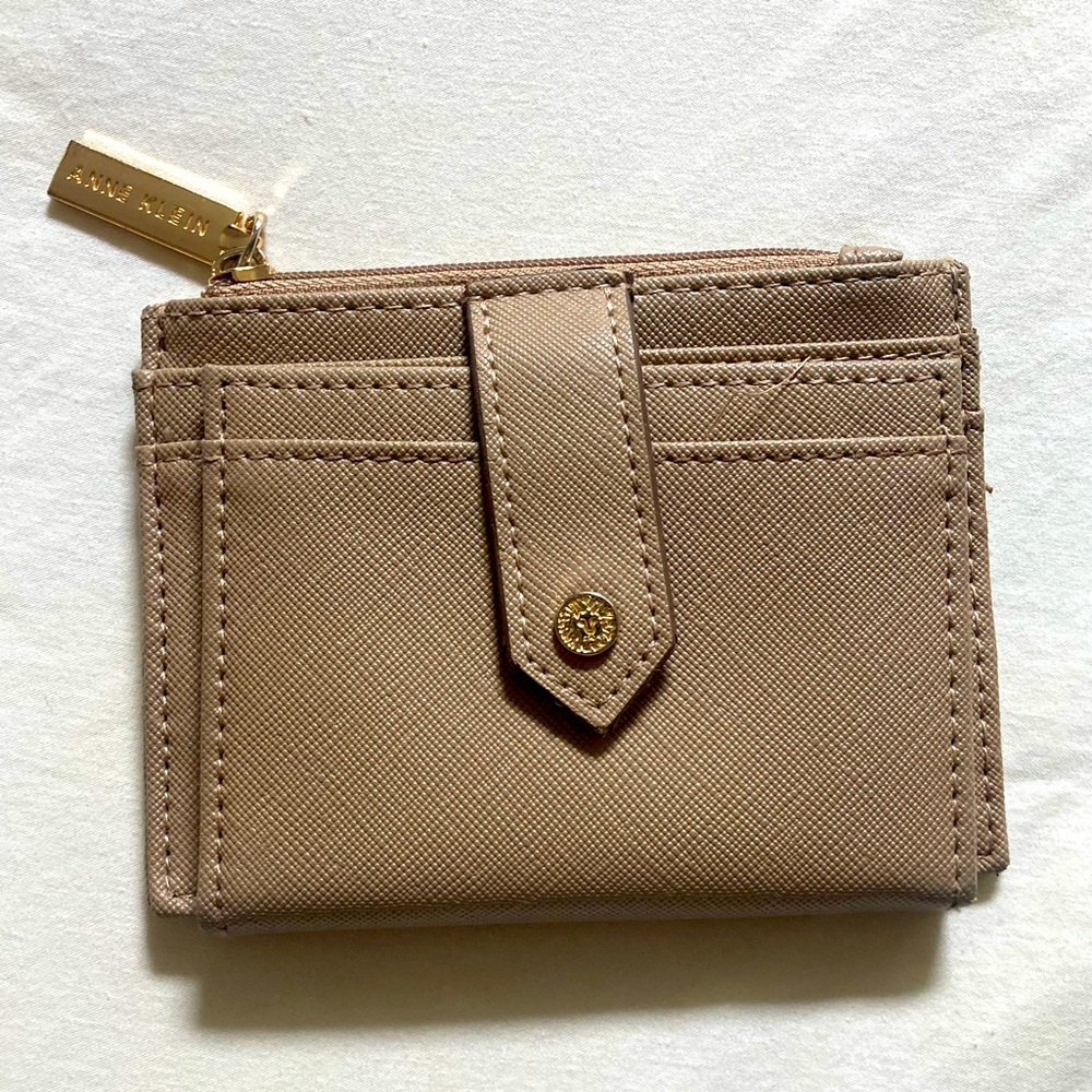 Anne Klein Tan Cardholder Wallet